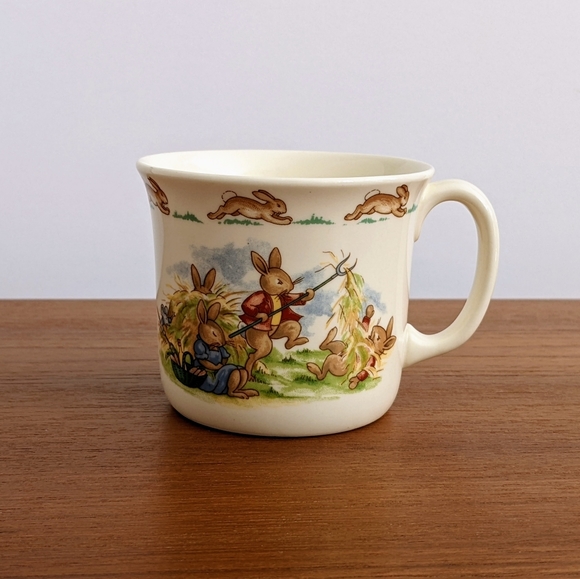 🇬🇧 Vintage Bunnykins 3 Piece Children's Dinnerware Set Made In England - Picture 3 of 11